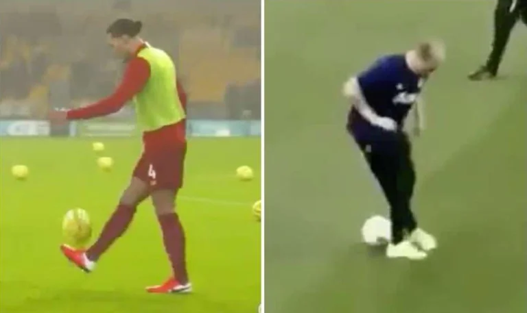 The fascinating video showing the difference between Van Diek and Phil Jones is going viral
