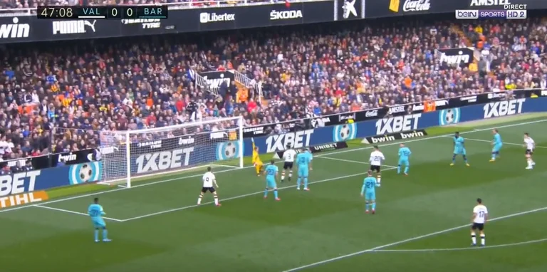 Valentine's shaking Barcelona: Gomez instills the ball in the blugran net