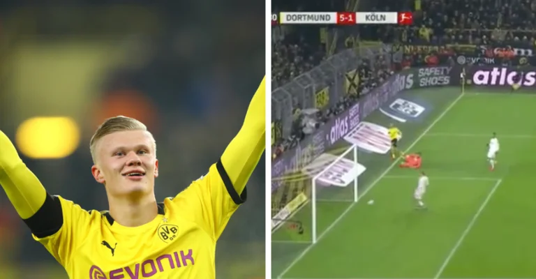What Haaland did in two matches for Dortmund has never been seen or heard in history