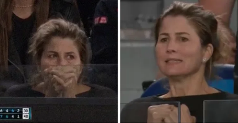 La esposa de Federer casi tuvo un ataque al corazón durante el partido de Australia Open