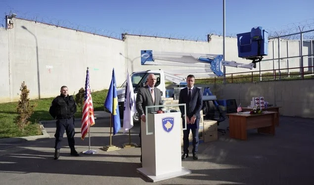 The U.S. donates $100,000 to corrective Service equipment.