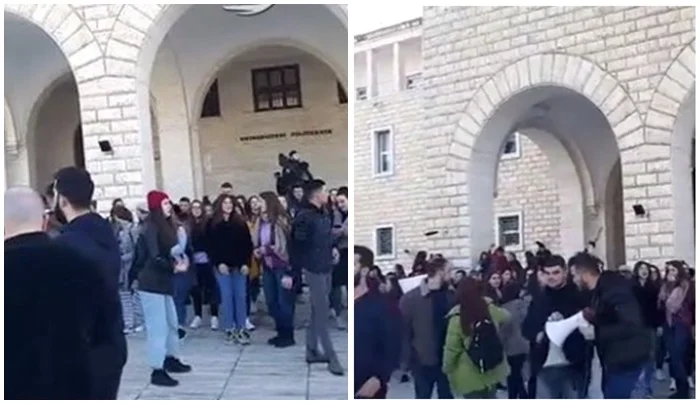 Studentët në Shqipëri protestojnë: “Nuk e duam Shqipërinë si Evropa, e duam Shqipërinë si Kosova”