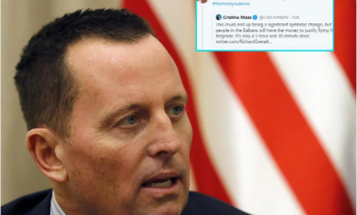 Gazetarja i komenton për linjën ajrore Kosovë-Serbi, kështu i përgjigjet ambasadori Grenell