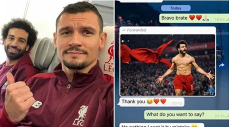 Lovren i publikon mesazhet me Salahun – kroati bën shaka me muskujt e egjiptianit