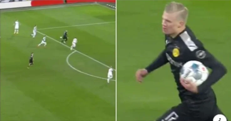 Haaland është diçka tjetër: Bundesliga ligë amatore për të, hat-trick për 20 minuta në debutim