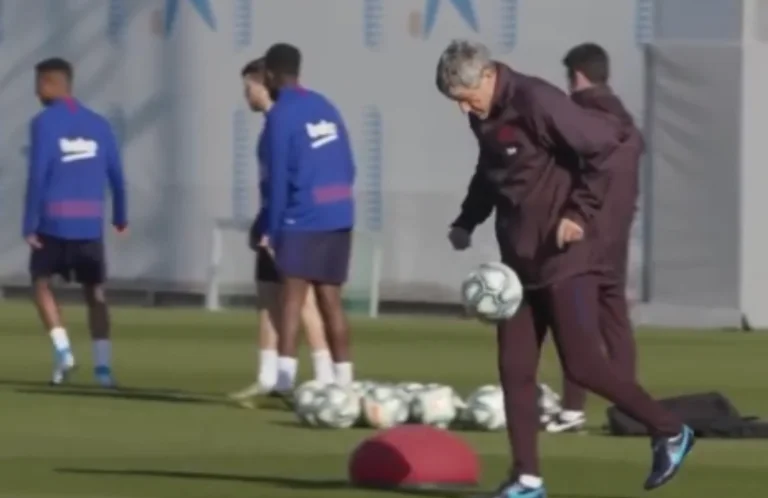 Setien spektakolar në stërvitjen e Barcelonës: Tregon aftësi që të lënë gojëhapur
