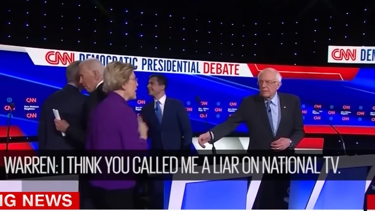 Del audio-ja e konfliktit: Kandidatja presidenciale i qëron hesapet dhe ia tregon vendin Bernie Sandersit