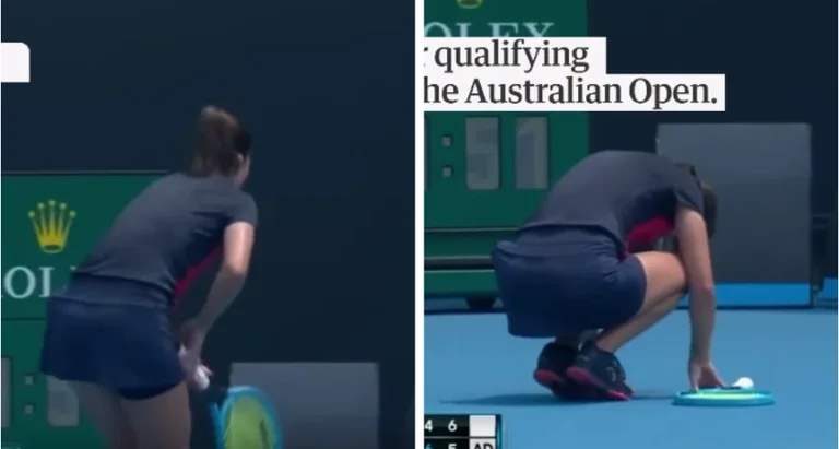 Momenti kur tenistja kolapson në Australian Open për shkak të ajrit katastrofë pas zjarreve