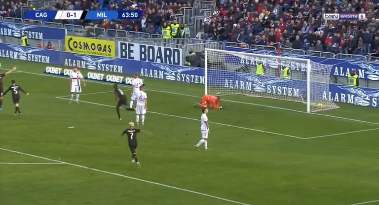 Ibrahimovic dridhë portën e Cagliarit: Sapo shënoi një gol klas për Milanin