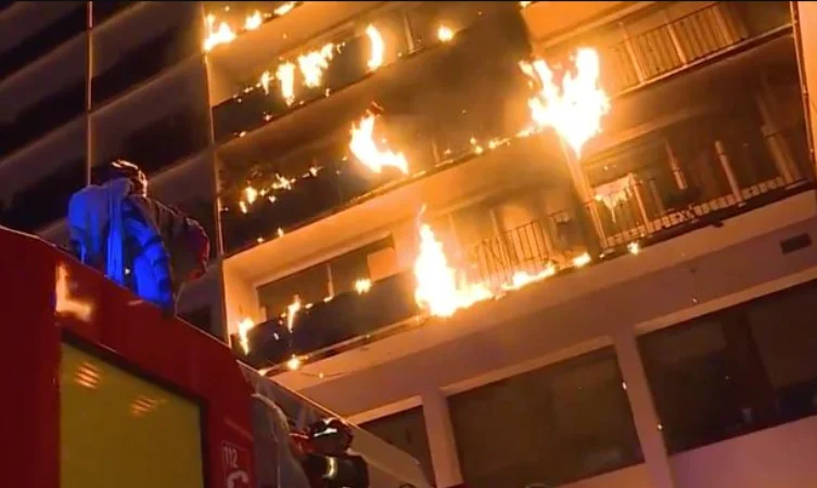 Ky është spitali që u kaplua nga zjarri në magjistralen Prishtinë-Ferizaj