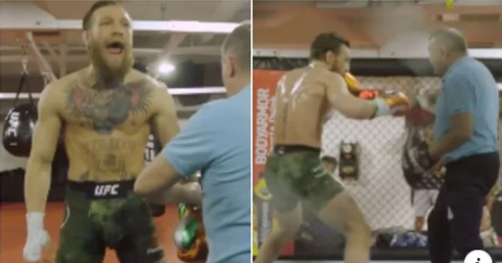 Conor McGregor publikon pamje të rralla nga stërvitja: Më shumë lazdrohet se që ushtron