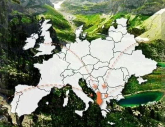 Harta: Agjencia Shtetërore e Shqipërisë e paraqet Kosovën si pjesë të Serbisë