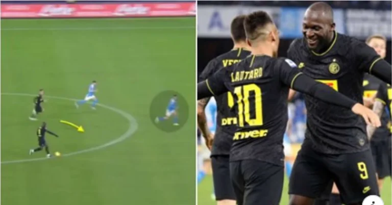 Lukaku dhe Martinez treguan intelegjencë telepatike me këto veprime para golit kundër Napolit
