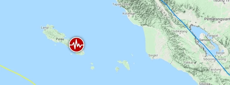 El terremoto poderoso en Indonesia