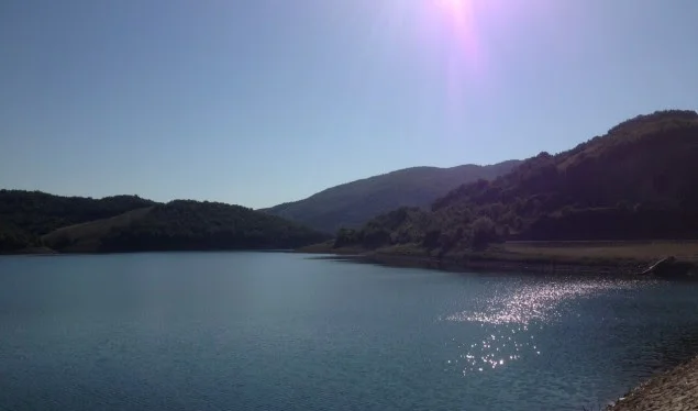 Pristina pipeline shows level state of accumulate lakes