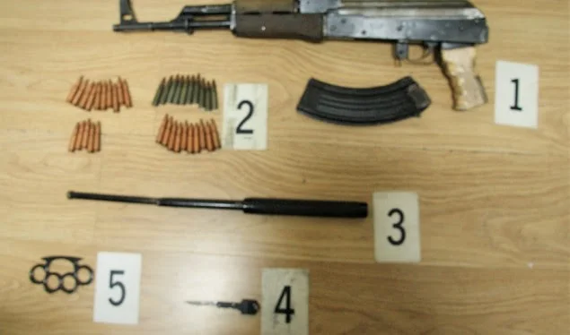 Five Suspects Arrested for Unauthorized Weapons Property