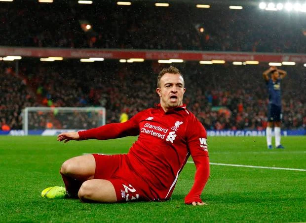 This is Gerdan Shaqiri's weekly payment to Liverpool