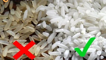 In stores rice is being sold with plastic waste, so you can see whether you're consuming the right one or not.
