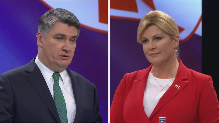 Offizieller: Los Kolinda Grabar-Kitarovic, Kroatiens Präsident gewählt Zoran Milanovic