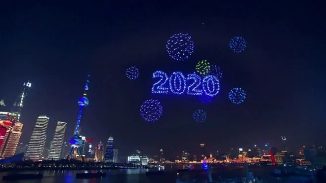 Fake” China, Shanghai New Year's Fear Show was recorded earlier (Video)
