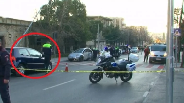 Film dell'incidente in cui due persone a Tirana hanno perso la vita