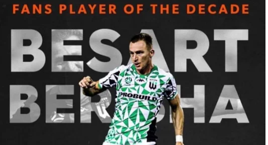 Besart Berisha announced decade-old player in Australia