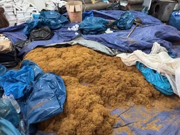 Ferizajのタバコおよび他の商品の800kg以上は排出物で34千ユーロ以上です