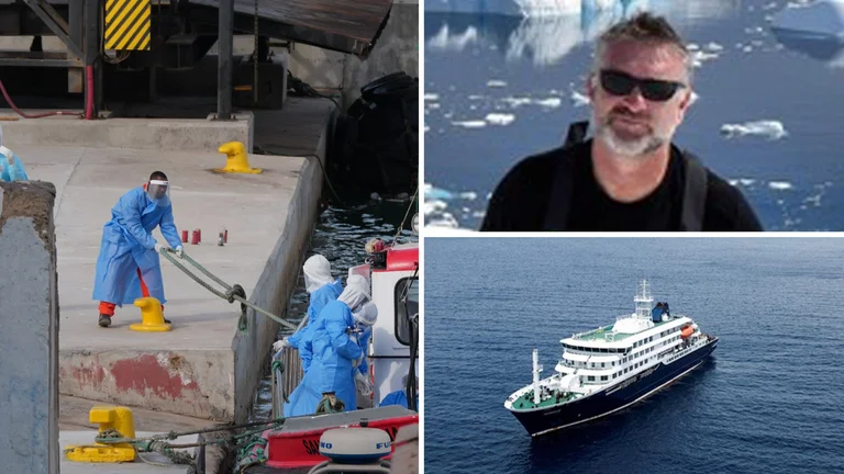 海上旅行のハンタウイルスの爆発、オランダの病院で隔離された元英国の役員
