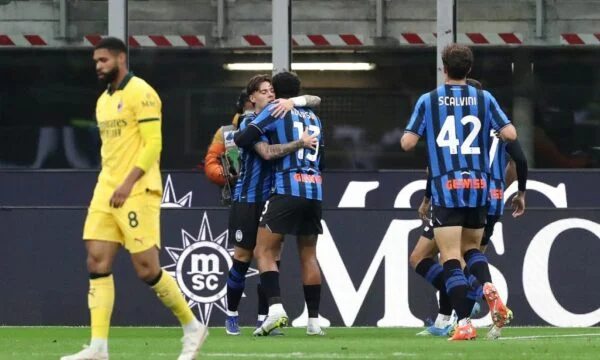 Serious problems with Milan, beaten by Atalanta at home, and threatened Champions