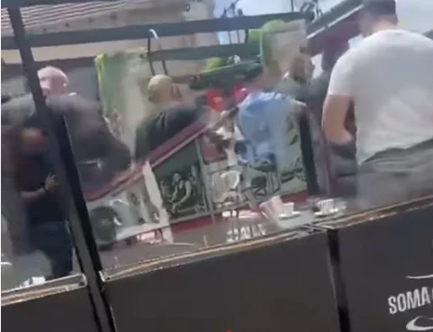 Foto pubblicata da Hysni Mehan in ospedale con teste fasciate