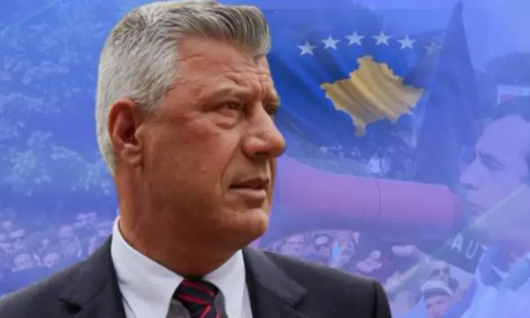 Thaci dell'Aia colpisce coloro che hanno chiamato la bandiera "lara-lara"