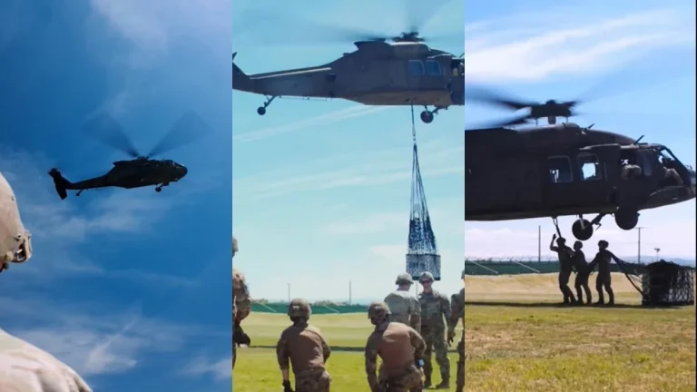 Войници на КФОР се обучават за въздушен транспорт на оборудване за Косово