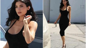 Mili aparter Kyle Jenner appears with an accessory to the ear, which is said to amount to about $5 million.