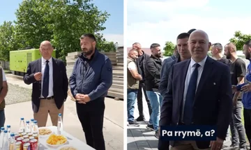 Ardian Gjini vazhdon vizitat nëpër biznese: I gjen pa rrymë, me gjeneratorë e me shumë ankesa për importin nga Serbia