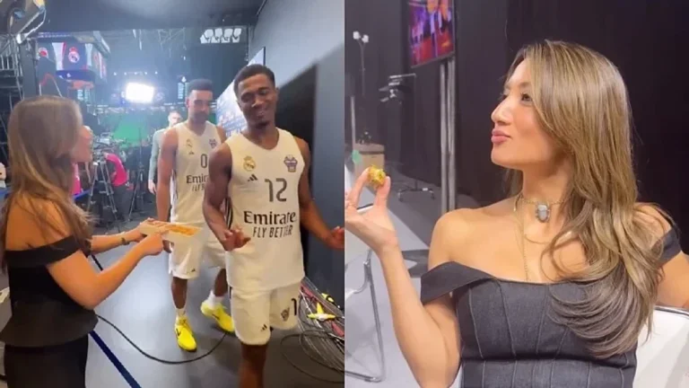 Jornalista turco oferece jogadores de basquete do Real Madrid baklava, então os jogadores reagiram