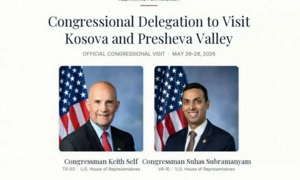 I congressi americani Keith Self e Suhas Submany vengono oggi in Kosovo