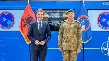 Ulutash vlerëson kontributin e Shqipërisë në misionin e KFOR-it në Kosovë