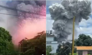 Të paktën 55 të vrarë, pamje të shpërthimit të një depoje eksplozivësh në Myanmar