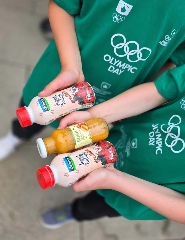 Drena, Ruko Juice and Panonia Ice Tea celebrate Olympic Children's Day of Activity