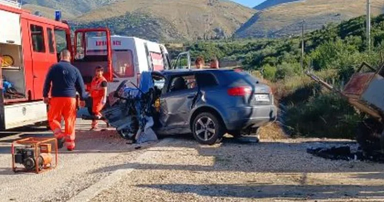 Unfall in Albanien, ein Opfer und drei Verletzte