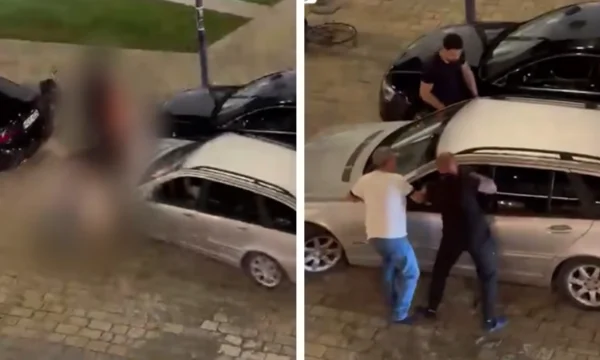 Ngjarje e rëndë në Shkodër – Shoferi përplas me makinë katër persona, pamje