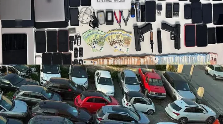 Voitures volées en Grèce, documents falsifiés, 11 Albanais arrêtés