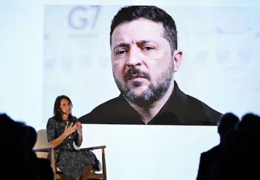Zelensky shows G7 leaders discussed additional sanctions on Russia