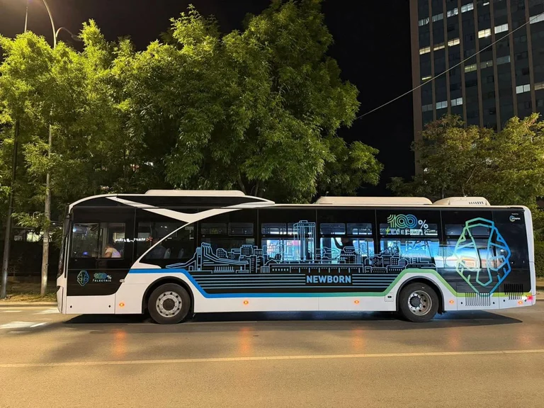 Two rails and 15 electrical buses for Pristina, Rama Progress shows what they'll look like