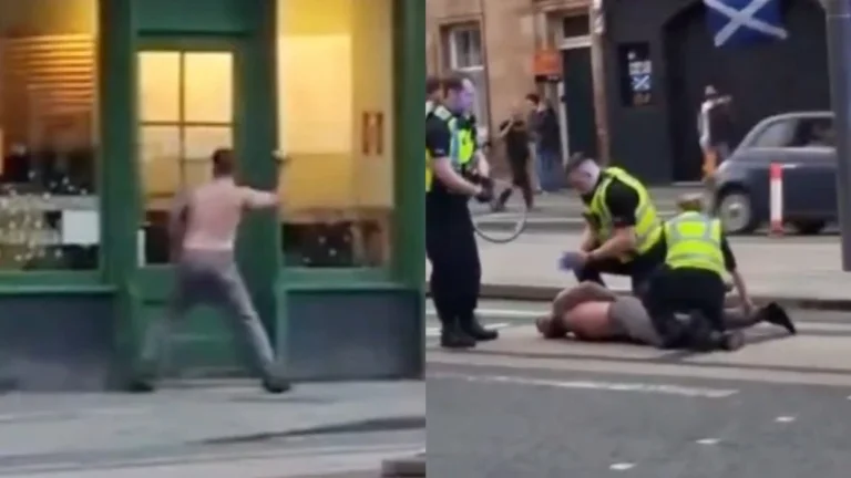 Ax attack near a mosque in Scotland, five injured - the suspect shouted at Muslims