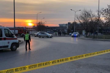Falscher Alarm, die Polizei fand nichts Verdächtiges auf der Pristina Bus Station