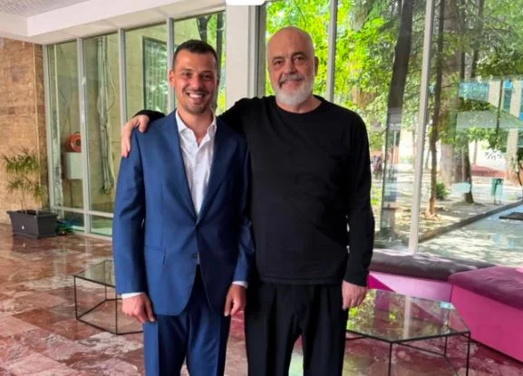 Andrew Thaci meets Eddie Rama: Albanian prime minister, most vocal for KLA war