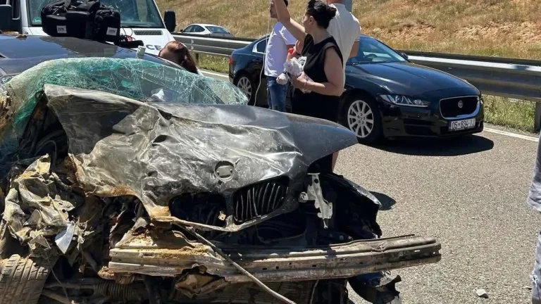 Basha: Death accident on the highway occurred after the driver lost control of the car