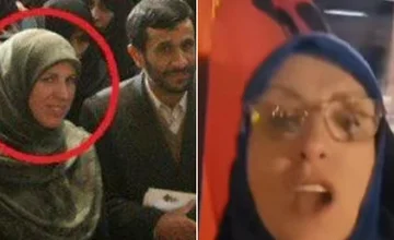 Igballe Huduti im Zvenec Protest, Edi Rama veröffentlicht das Bild mit Ahmadide des Iran