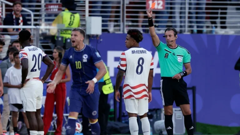 Why can't the United States appeal Balog's red card to the World Cup, the rule of FIFA